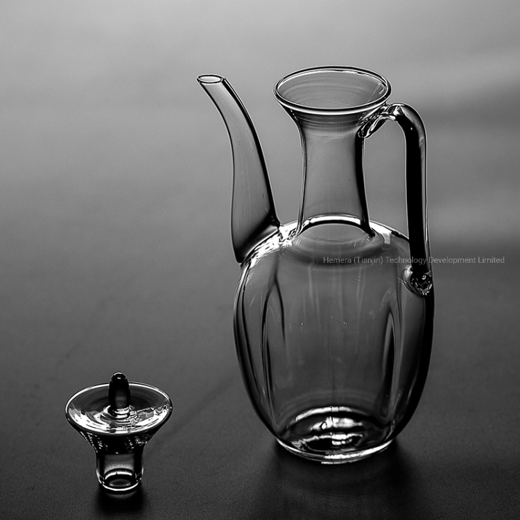 Borosilicate Glass Tea Pot for Tea Leaf, Hot Sale Glass Teapot with Glass Lid