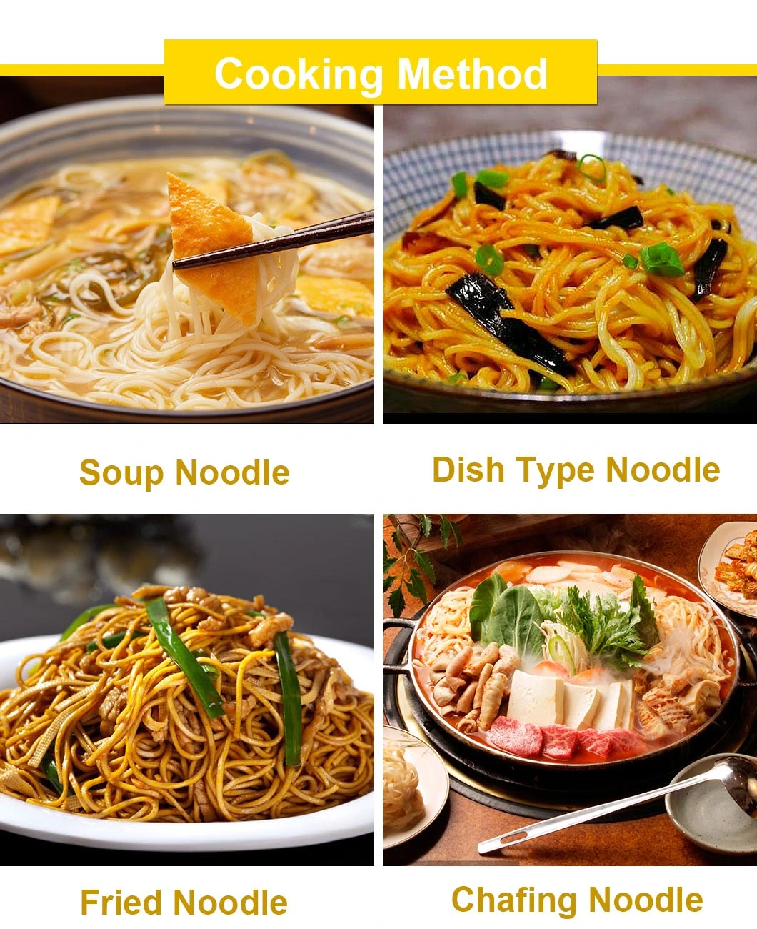 Wholesale Hot-Sale HACCP Quick Cooking Noodles Fried Noodles