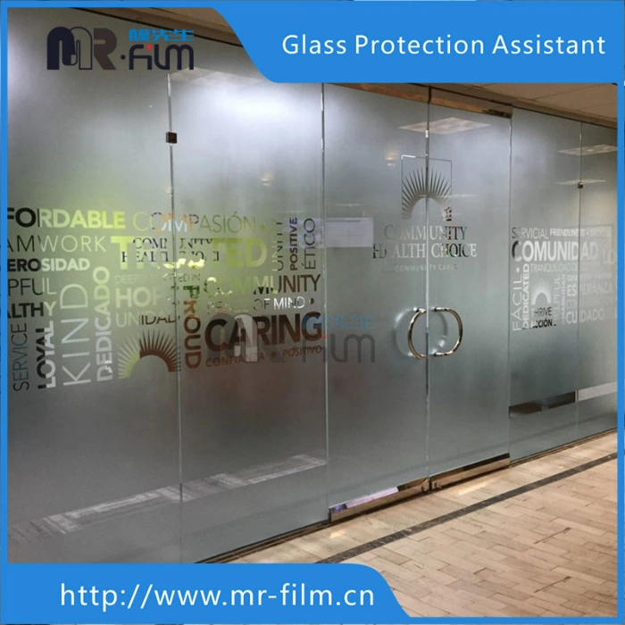 Transparent Opaque Frosted Cellophane Bathroom with Plastic Glass Film