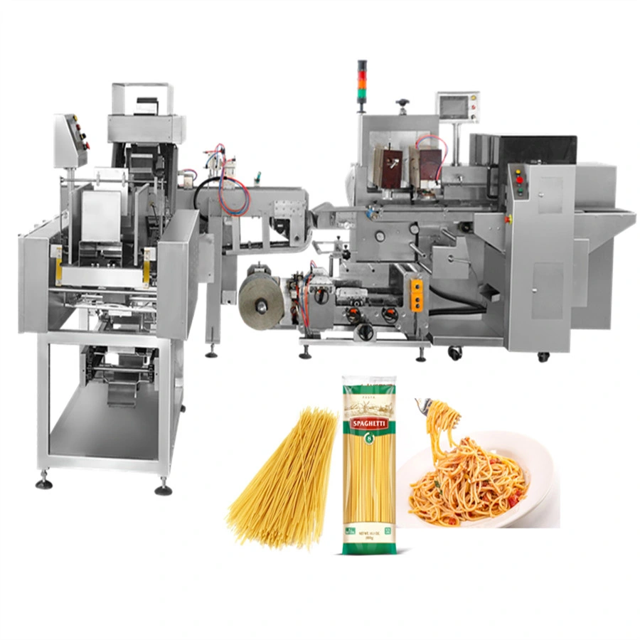 Automatic High Quality Spaghetti/Dry Noodles Stick Pasta Plastic Pouch Weighing and Packing Machine