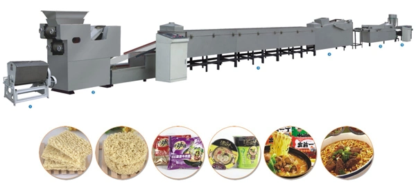 Spicy Curry Beef Chicken Egg Flour Instant Noodles Making Machine