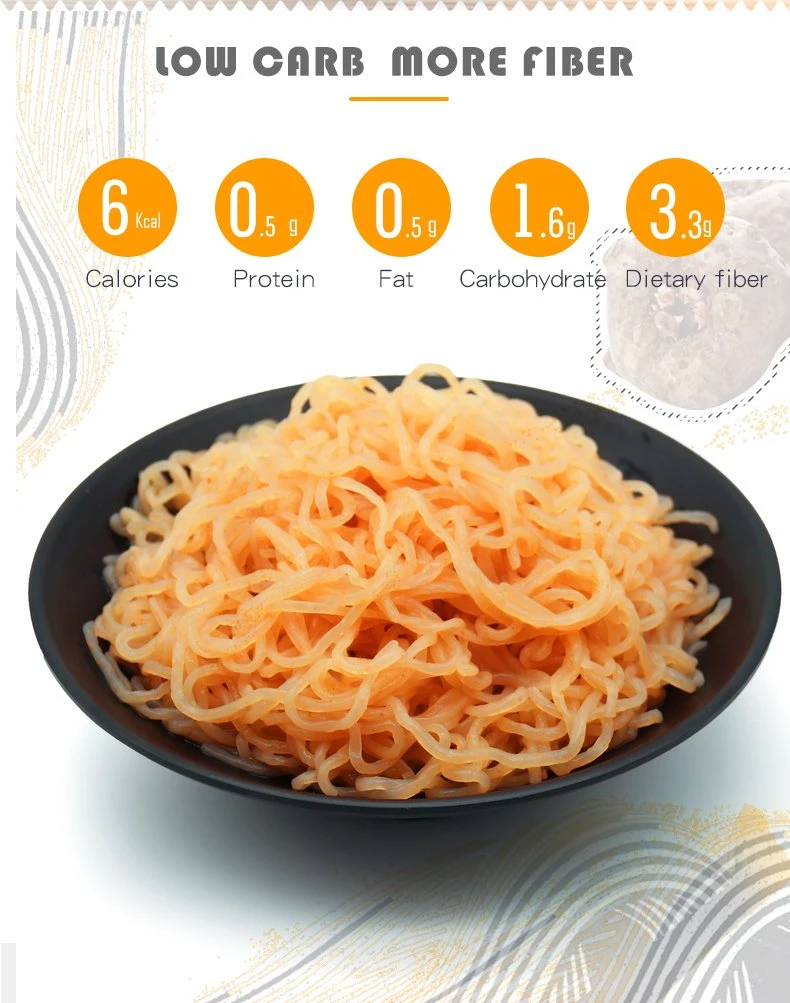 Zero Fat Instant Konjac Noodles Delicious Tomato Noodles for to Lose Weight People