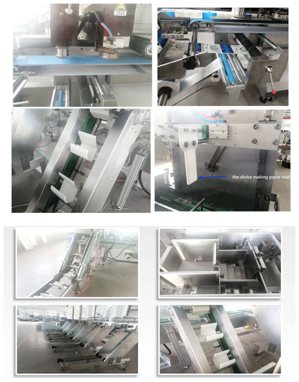 Automatic Multi-Function Pasta Spaghetti/Dry Noodles Stick Flow Plastic Bag Wrapping Packing Machine