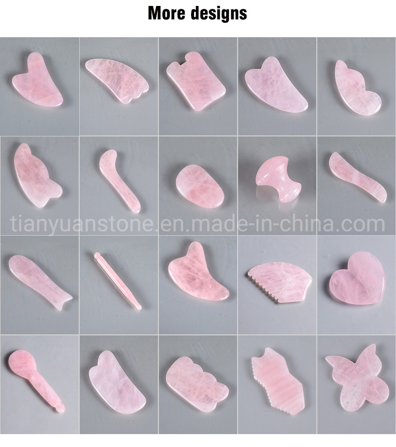 Clear Nature Quartz Crystal Face Massage Roller Stone Jade Face Roller