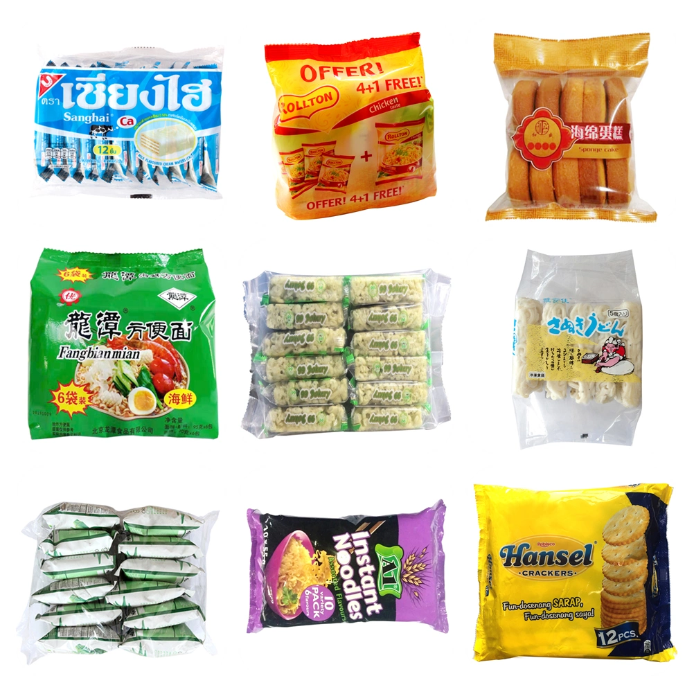 Chinese Packaging Machinery Equipment Automatic Flowpack Packaging Machine Vegetable Rice Fresh Noodle Packaging Machine