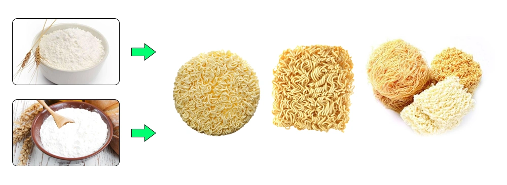 Small Size Fried Noodles Making Machine Full Automatic Instant Noodle Product Line