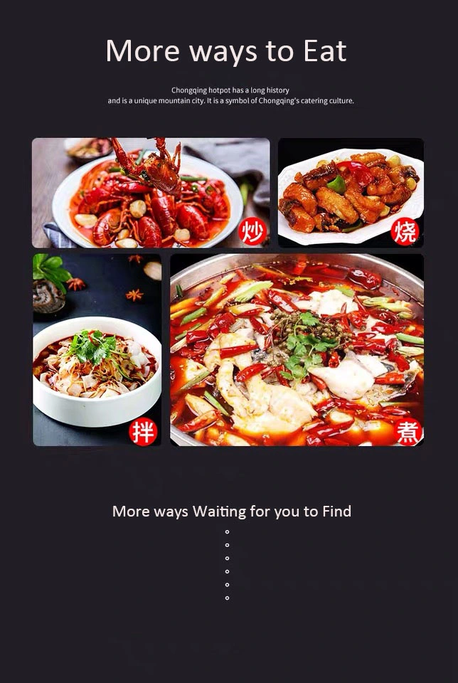 Customized Wholesale Chinese Chongqing Flavor Hot Pot Base Instant Sichuan Popular Spicy Hot Pot Condiment for Cooking