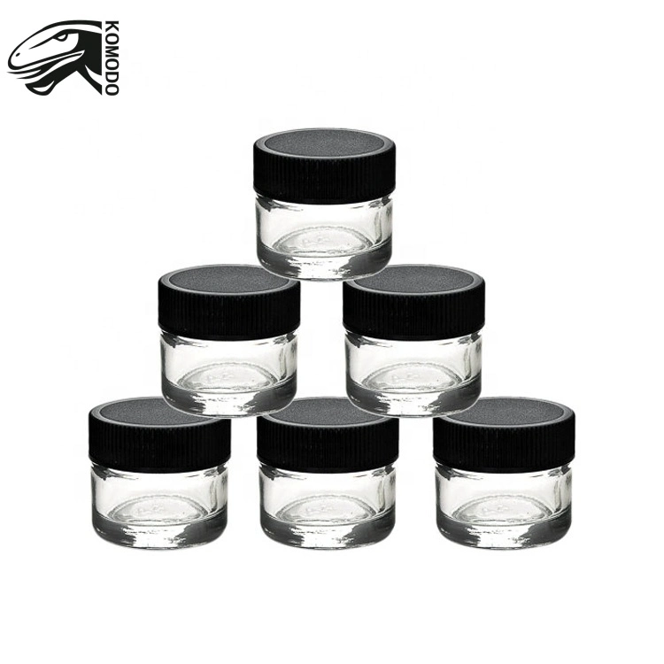 Manufacturer Wholesale Luxury 5ml Clear Cosmetic Wide Mouth Glass Jars