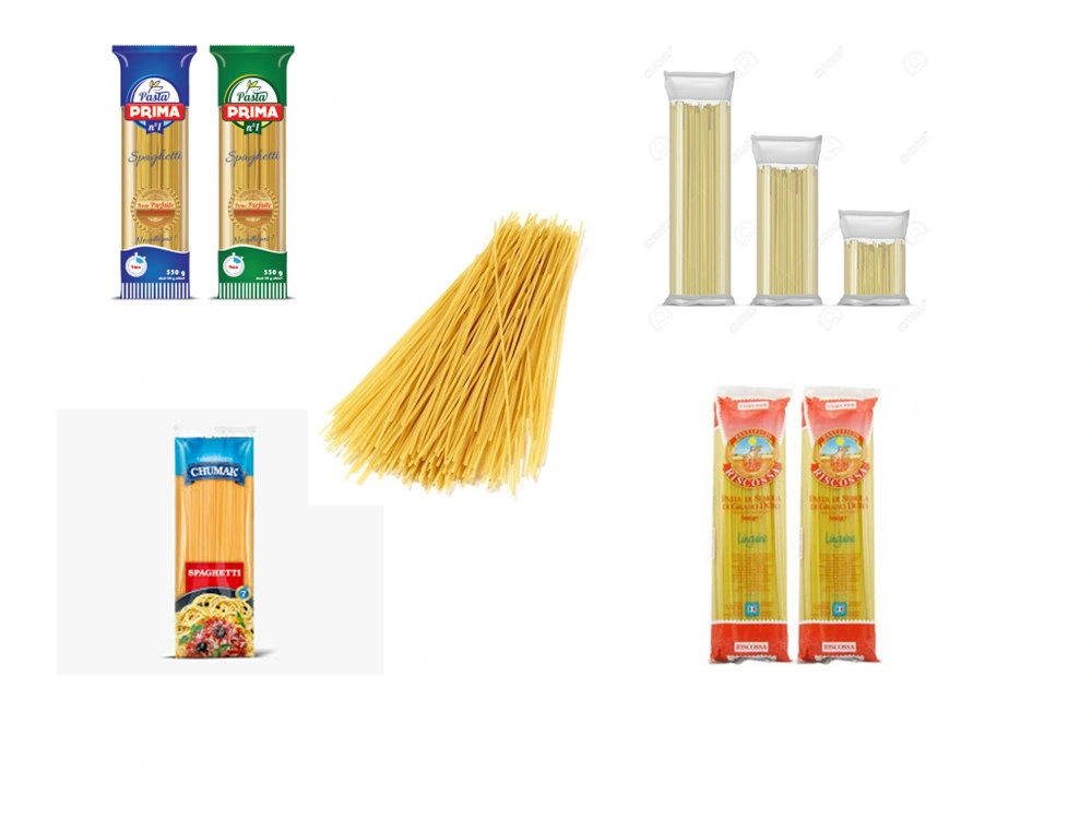 Automatic High Quality Spaghetti/Dry Noodles Stick Pasta Plastic Pouch Weighing and Packing Machine