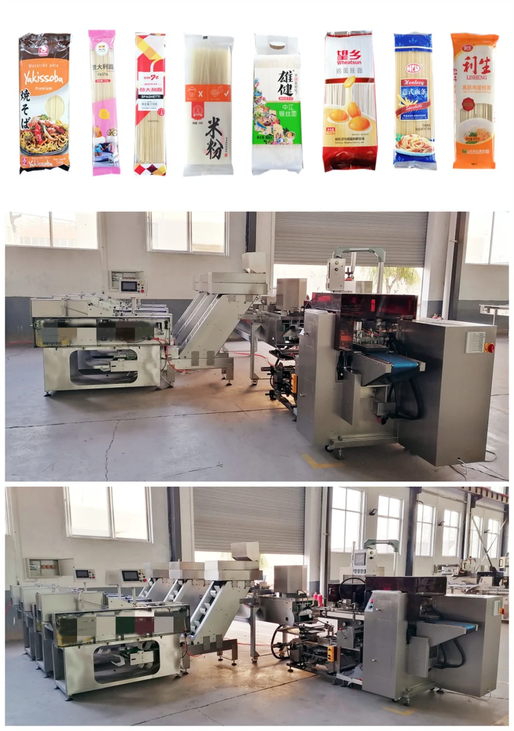 Factory Price Fully Automatic Stick Noodle Vermicelli Weighting Packaging Machinery