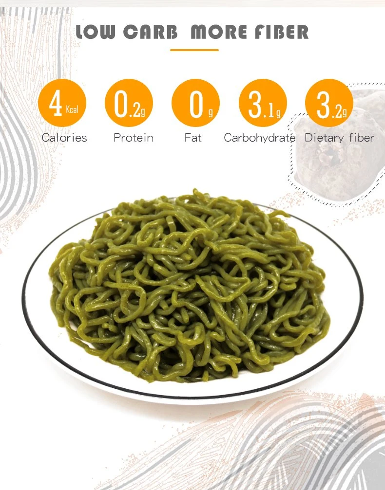 Vegetarian Foods From Pasta Maker Gluten Free Konjac Seaweed Noodles