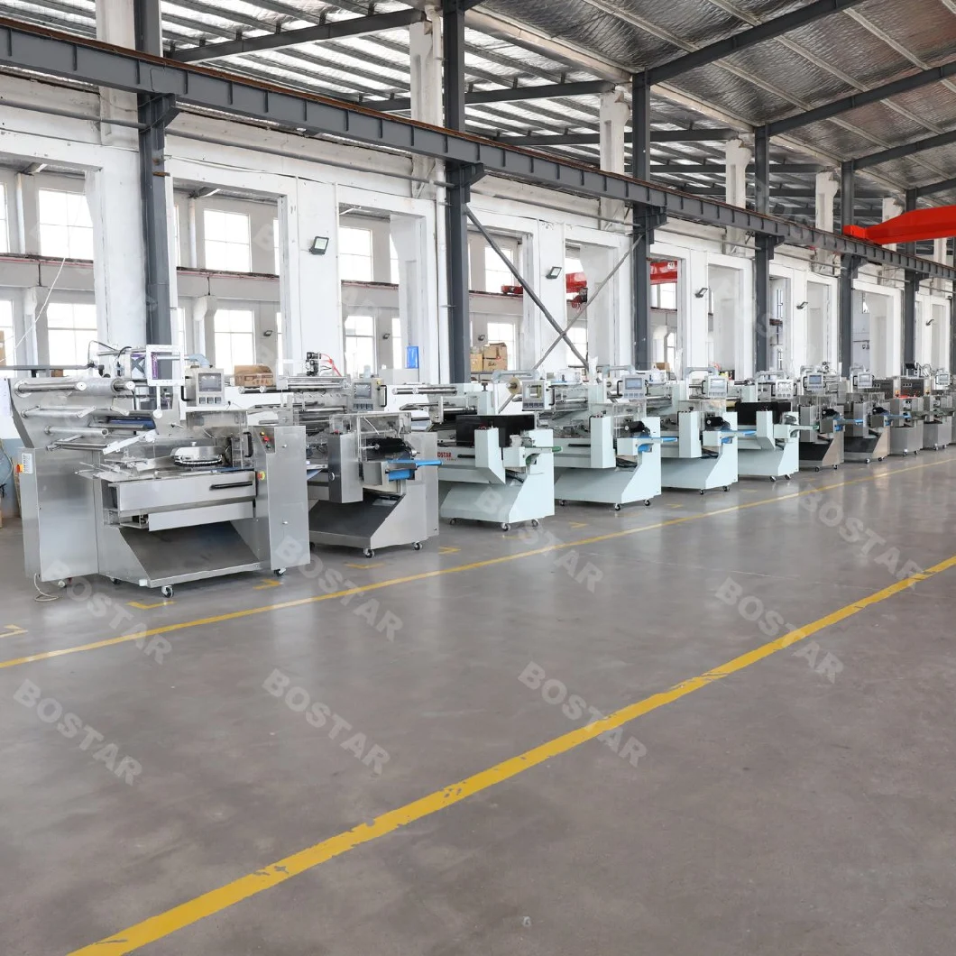 Chinese Packaging Machinery Equipment Automatic Flowpack Packaging Machine Vegetable Rice Fresh Noodle Packaging Machine