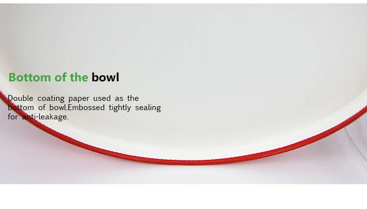 1000ml Paper Poke Bowl with Lid for Salad/Rice/Noodle/Sushi/BBQ