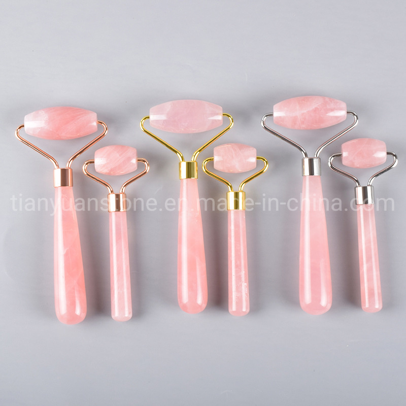 Clear Nature Quartz Crystal Face Massage Roller Stone Jade Face Roller