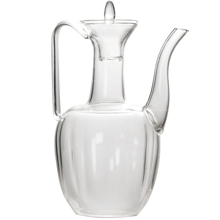 Borosilicate Glass Tea Pot for Tea Leaf, Hot Sale Glass Teapot with Glass Lid