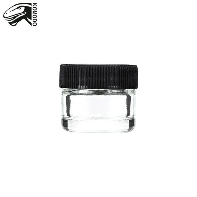 Manufacturer Wholesale Luxury 5ml Clear Cosmetic Wide Mouth Glass Jars