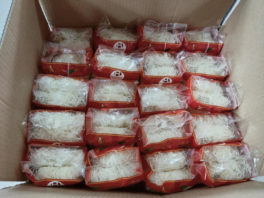 Instant Food Dry Noodles Rice Vermicelli with Color Printing Plastic Packing