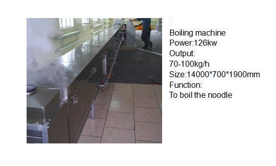 Commercial Stainless Steel Instant Fried Noodles Making Machine