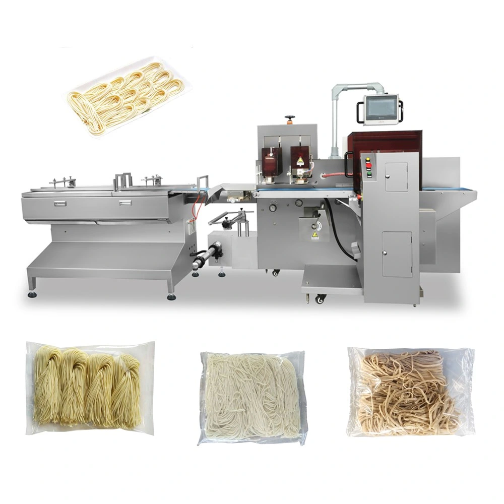 Chinese Packaging Machinery Equipment Automatic Flowpack Packaging Machine Vegetable Rice Fresh Noodle Packaging Machine