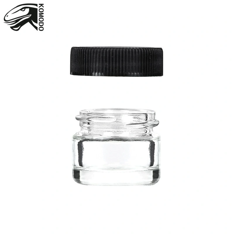 Manufacturer Wholesale Luxury 5ml Clear Cosmetic Wide Mouth Glass Jars