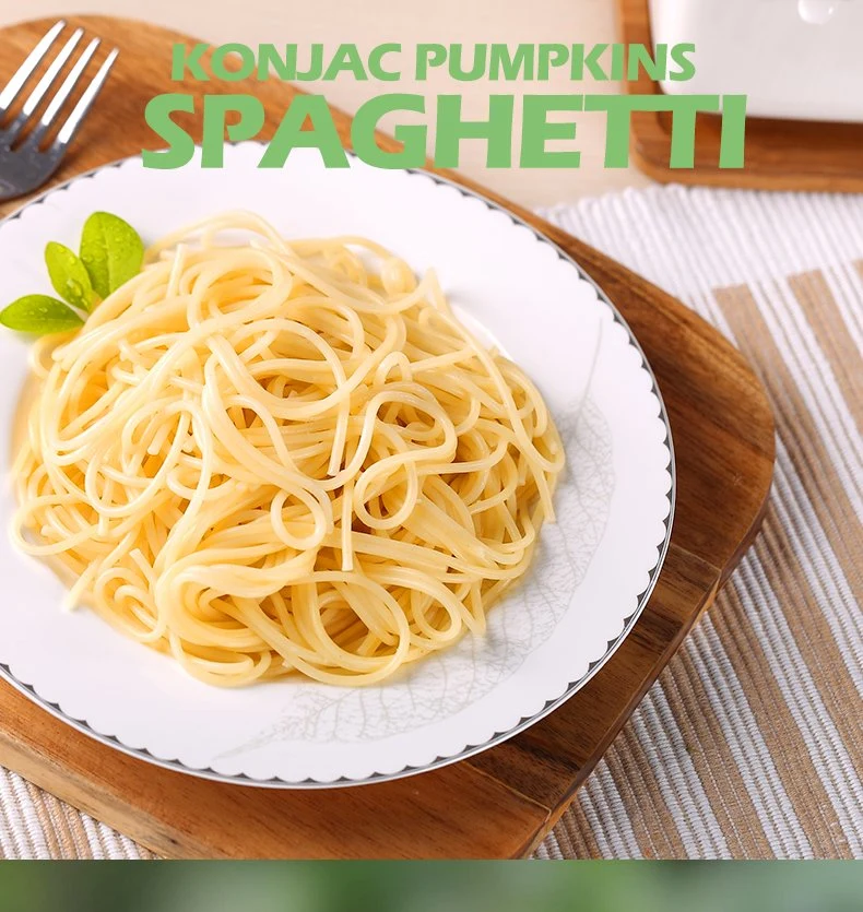 Konjac Pumpkins Spaghetti Shirataki Konjac Noodles with High Dietary Fiber