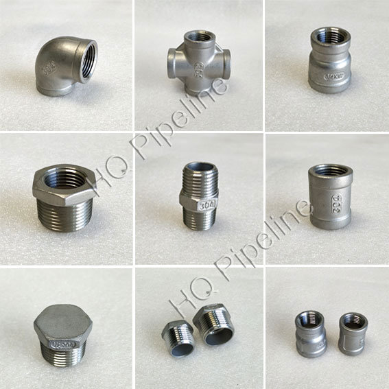 Stainless Steel 304/316 ANSI/DIN/BS Mf Threaded Fittings (Socket And Reducer)