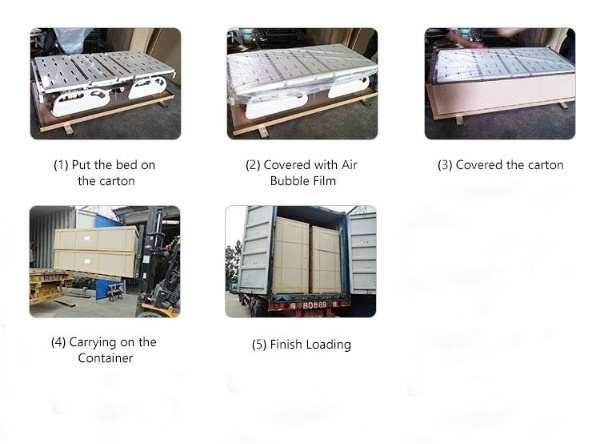 Steel Metal Medical Care Bed for Patient