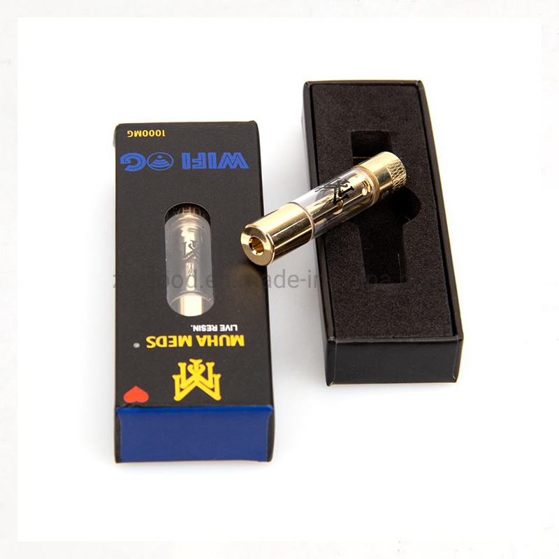 Customized 0.8ml 1ml Cbd Cartridge Metal Vape Cartridge Muha Meds Cartridge