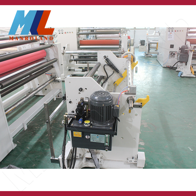 RF-1300 Non-Dry Adhesive Products, OPP Pet Film Peeling Laminating Slitting Machine.