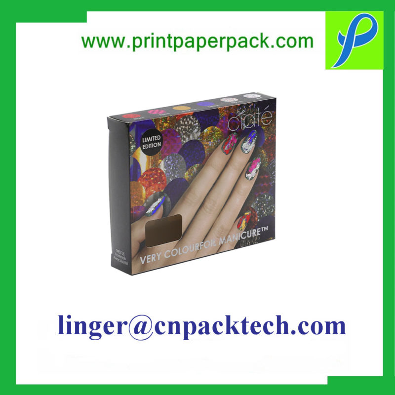 Custom Color Printed Cosmetic Velour Liquid Lipsticks Packaging Box