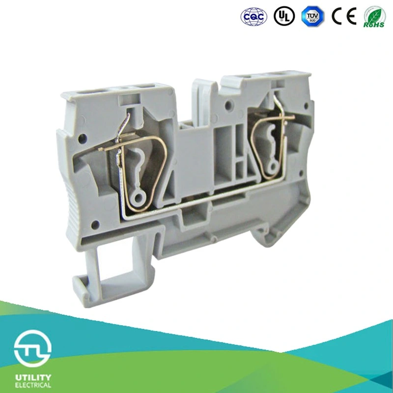 Rail Mounted UPS Plastic DIN-Rail Terminal Blocks