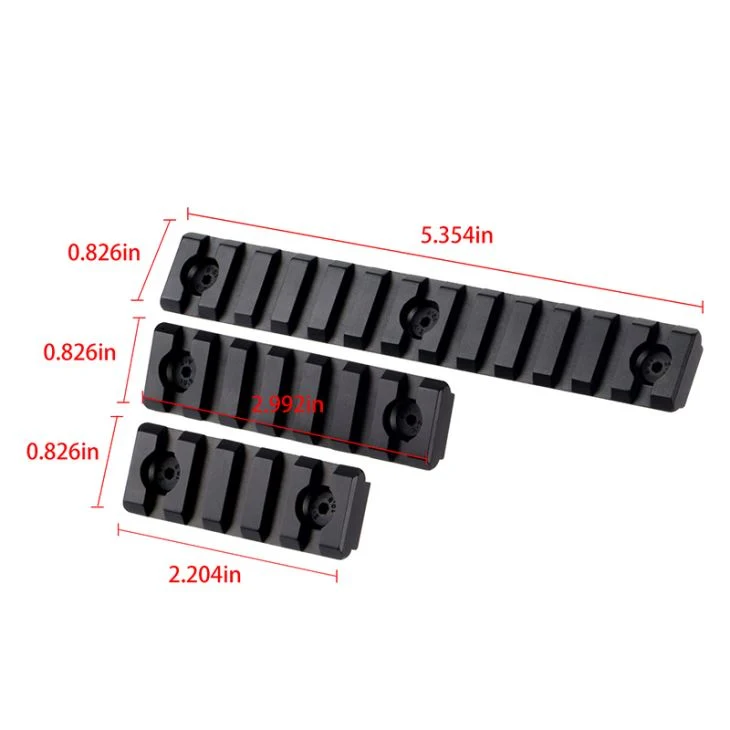 M-Lok Picatinny Rail, 5-Slot 7-Slot 13-Slot Lightweight Aluminum Picatinny Rail