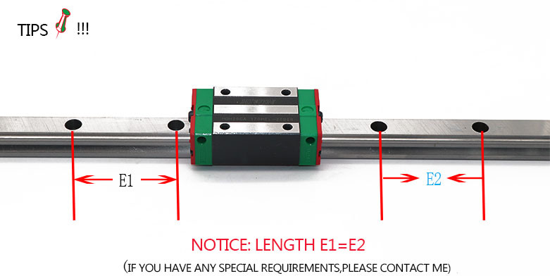 100% Hiwin Hgr20 20mm Linear Guide Rail & HGH20ca Rail Block Carriage for CNC Router