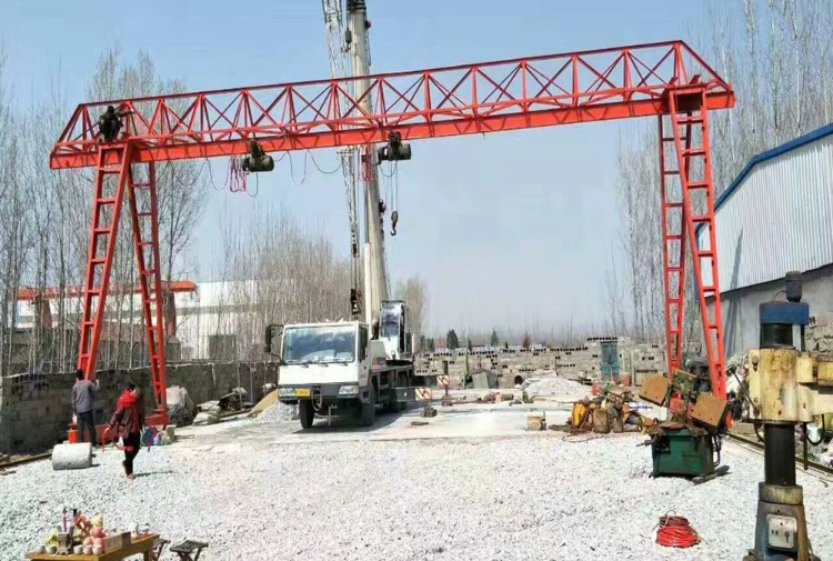 Mingdao Crane Electric Traveling Rail Mounted Gantry Crane