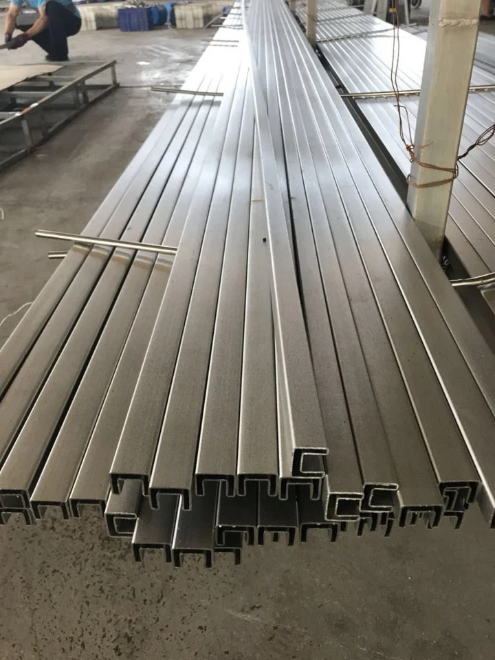 Stainless Steel Joiner for Square Top Capping Rail Slottle Tube Top Rail Rail Joiner for Square Slotted Top Capping Rail