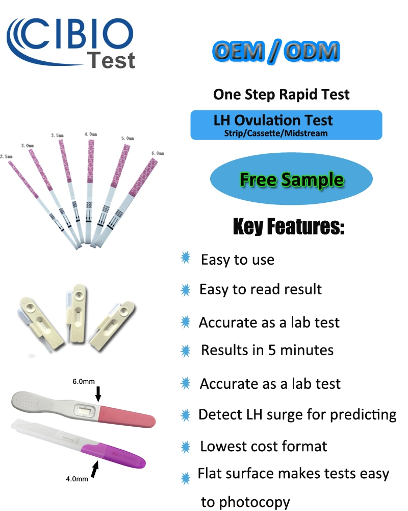 FDA 510K Cleared and CE Certified One Step  Ovulation  Rapid  Test