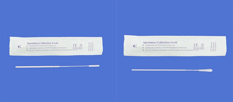 Vtm Nasopharyngeal Sterile Nasal Throat Nylon Flocked Swab Sampling Specimen Collection