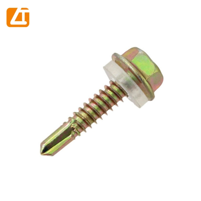 Hex  Head  Self  Drilling  Screw  with  3/4  EPDM  Washer