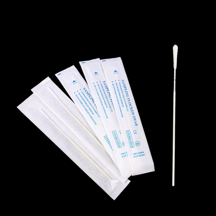 Vtm Nasopharyngeal Sterile Nasal Throat Nylon Flocked Swab Sampling Specimen Collection