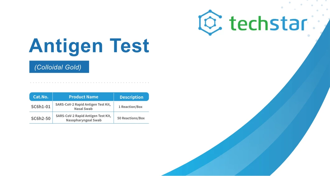 Coil Antigen Testing Medical Kit Saliva/Nasal Swab Rapid Diagnostic Test