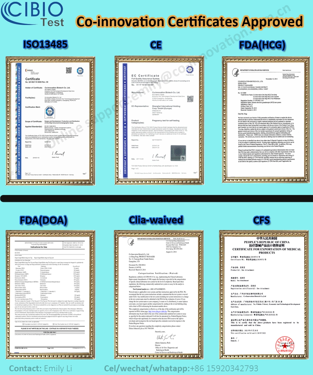 FDA 510K Cleared and CE Certified One Step  Ovulation  Rapid  Test