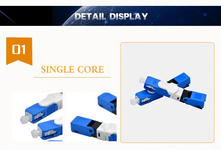 FTTH Sc/APC Fiber Optic Fast Connector ESC250d Fast Connector