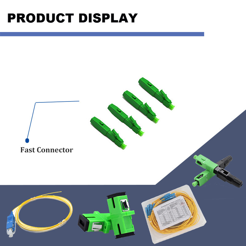 LC Upc APC Fast Assembly Optical Connector, Fiber Optic Fast Connector