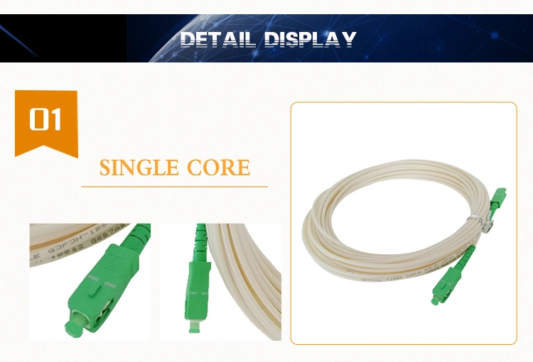 Simplex Duplex Singlemode Multimode Fiber Optic Jumper with LC/Sc/FC/St/E2000 Connector