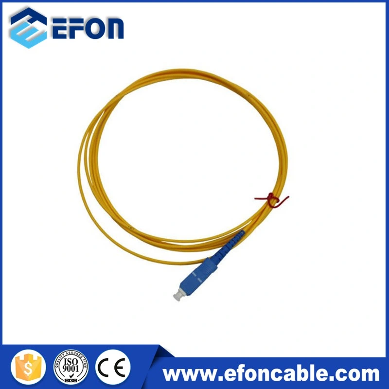 Cable Accessories Optical Fiber Pigtail with Sc LC Upc Connector Simplex 1core Singlemode Fiber Pigtail