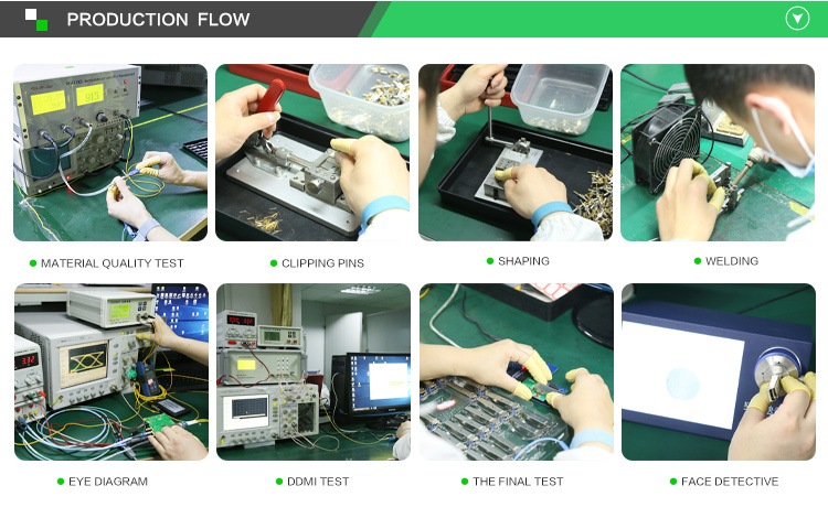 155m Bidi 40km 1310nm/1550nm LC Connector SFP Module