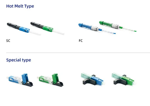 Special FTTH Sc FC LC APC/Upc Fiber Optic Quick Connector Fast Connector for Patchcord/Cable