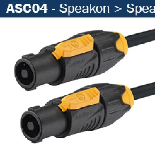 New Design Male Speakon Connector 100% Copper OFC Speaker Cable