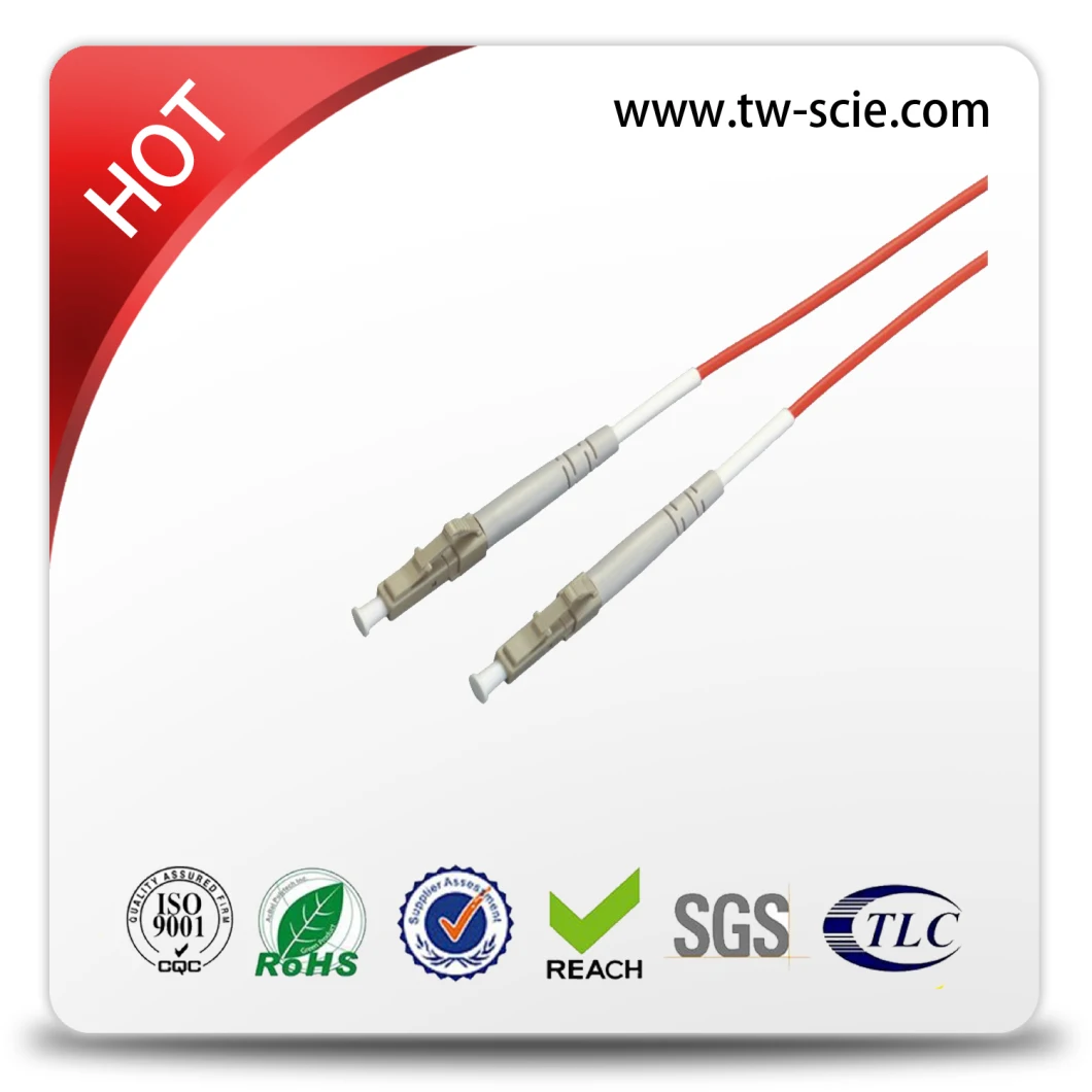 Duplex LC Fiber Optic Connector with Upc APC Ceramic Fiber Ferrule