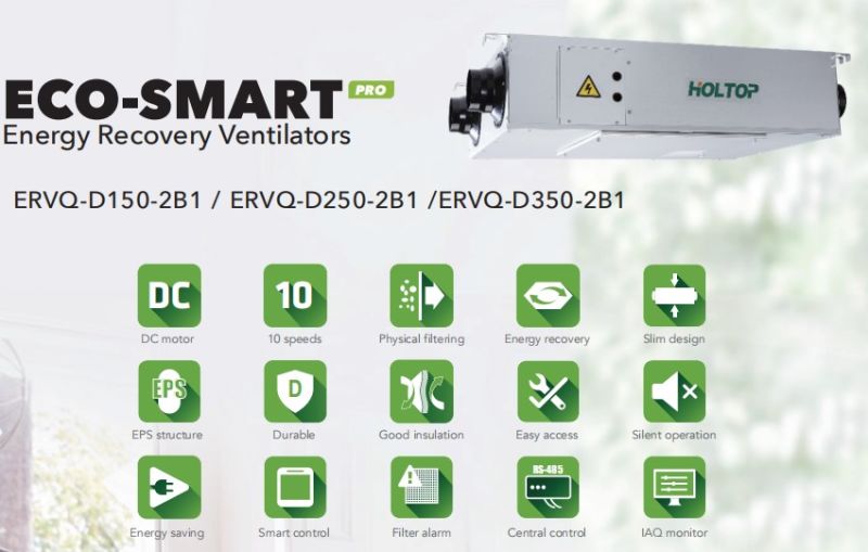 Residential Small Hrvs, Heat Reclaim Ventilation Small Spacing (XHBQ-B)